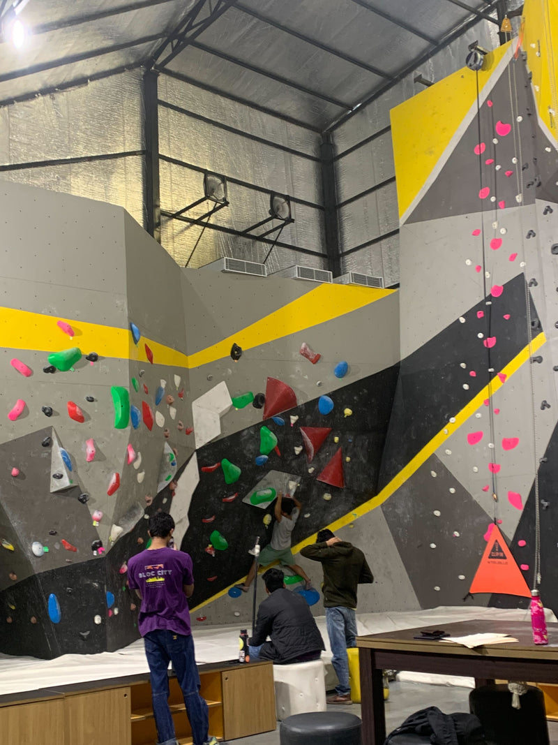 All women climbing session focused on rock climbing organized by Savikalpa