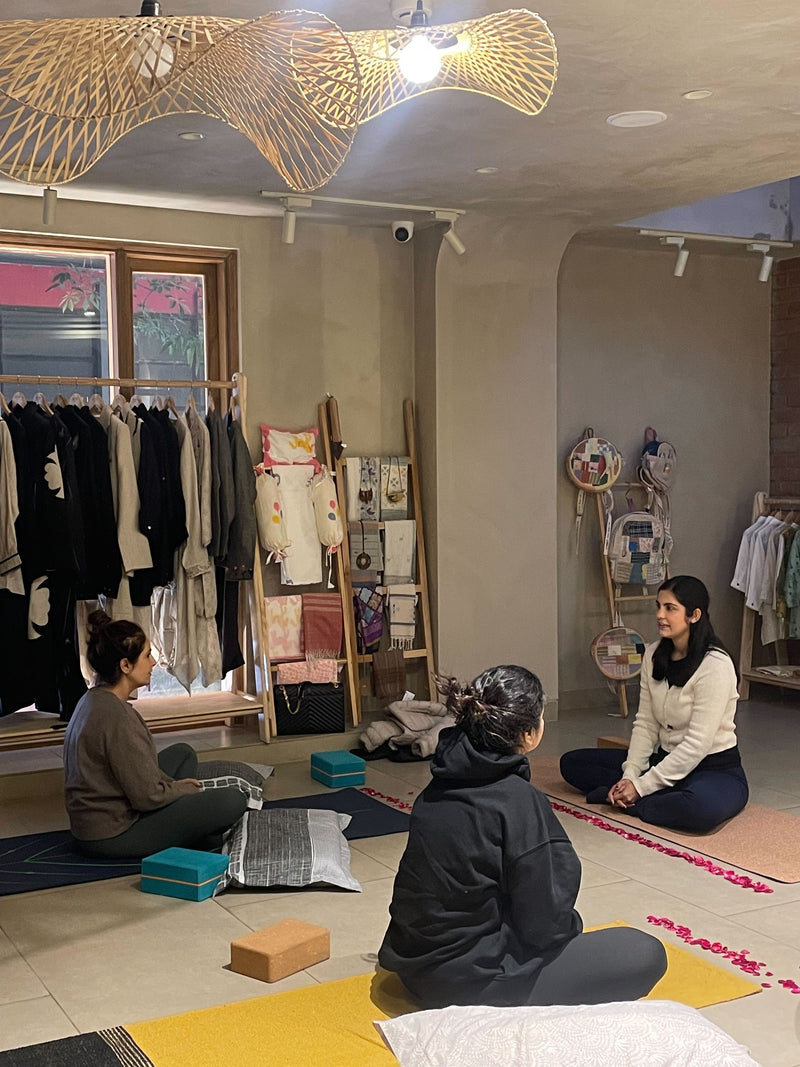 People participating in Yin Yoga