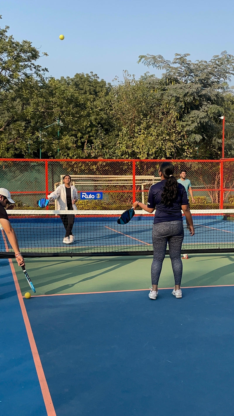 People playing pickleball at Adult Pickleball Clinic at Panchila Club