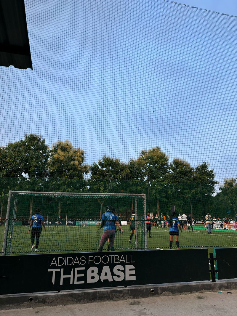 Players in the feild at Adidas Base